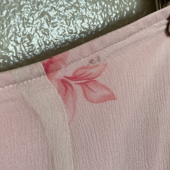 Vintage LOFT pink silk skirt - Picture 3 of 5